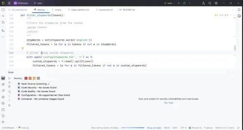 Snyk plugin in PyCharm