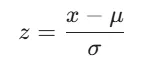 Standardization (z-score)
